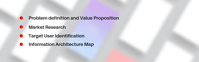 Process of designing the Mobile application’s interface