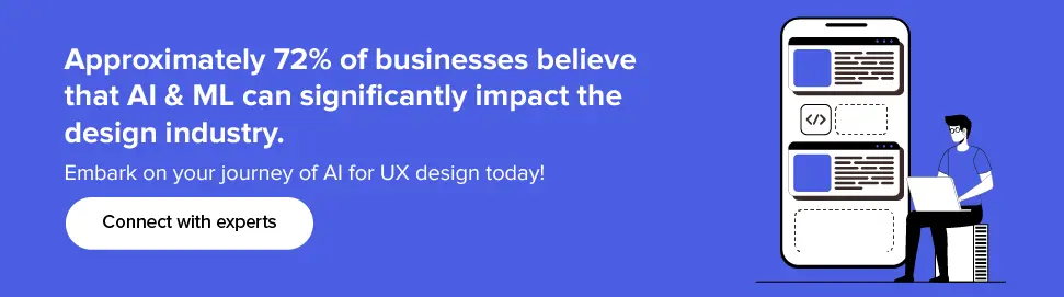 72% of businesses believe that AI & ML can significantly impact the design industry